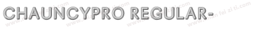 ChauncyPro Regular字体转换